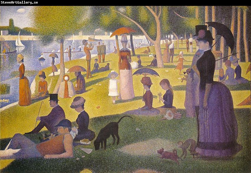 Georges Seurat Sunday Afternoon on the Island of La Grande Jatte